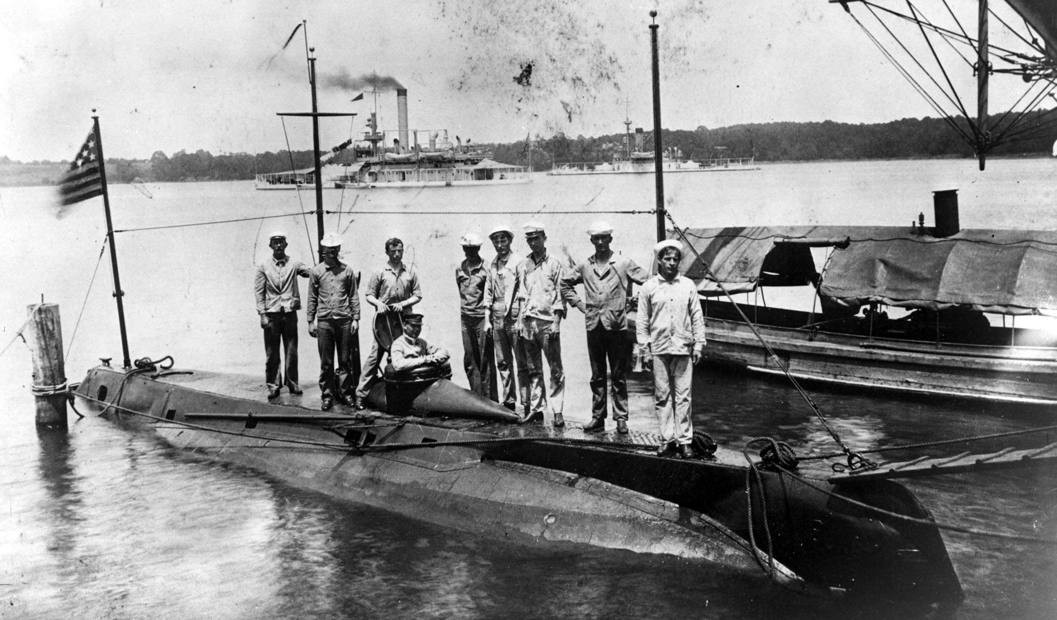 The Holland (SS-01) at the U.S. Naval Academy
