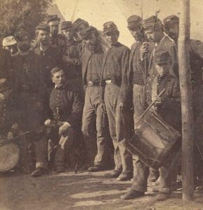 General Thomas Francis Meagher and members of the Irish Brigade